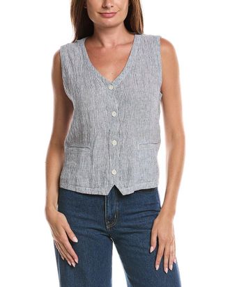 Eileen Fisher V-Neck Linen Vest