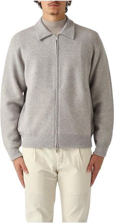 Lardini Heren, Truien, Grijs, Maat: M Wol