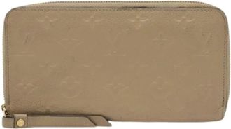 Louis Vuitton Pre-owned Wallets, female, Beige, Size: ONE SIZE Pre-owned Canvas Wallet