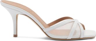 Malone Souliers 70 mm Perla muiltjes - Wit