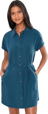 Royal Robbins Camino Pucker Dress Womens Dress Deep Blue : SM