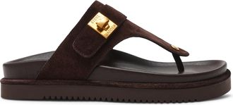 Steve Madden Tuned-IN Sandal CHOCOLATE BROWN SUEDE