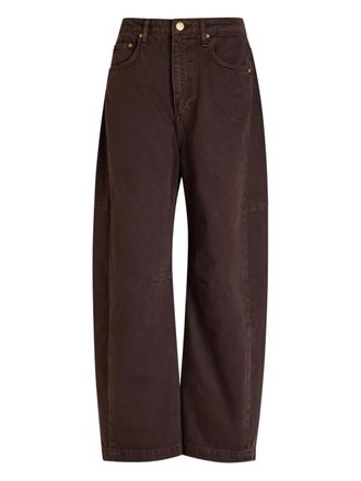 Rag & Bone Charlie wide-leg jeans - women - Cotton - 24 - Brown