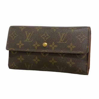 Louis Vuitton Brown Long Wallet (Tri-Fold) (Pre-Owned)