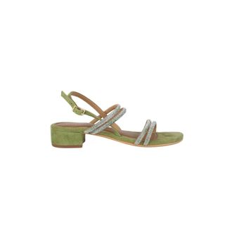 Coral Blue Schoenen, Dames, Groen, 36 EU, Stijlvolle Sandalen voor Zomeroutfits
