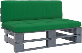 vidaXL Otomana De Jard&iacute;n De Palets Madera De Pino Impregnada Gris Vidaxl