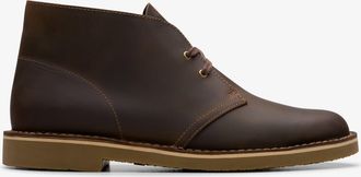Clarks Mens Shepton Beeswax Leather Boots - Brown - Size UK 10.5