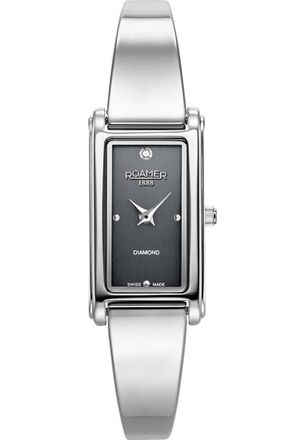 Roamer Womens 866845-41-55-20 Ladies Elegance Diamond Watch - Silver - One Size