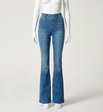 Spanx High-Rise Flare Jeans In Vintage Indigo