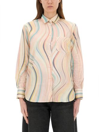 Paul Smith Faded Swirl Print Shirt
