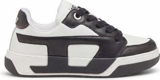 Diesel D-Ollie-Sneakers in colour-block leather - Sneakers - Man - White