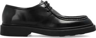 Jil Sander Lace Up Loafers - Heren - Veterschoenen - Zwart - 42 EU - Leer - Schoenen
