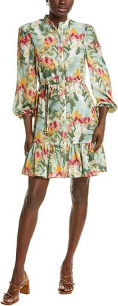 Nicole Miller Lora Crepe Shirtdress