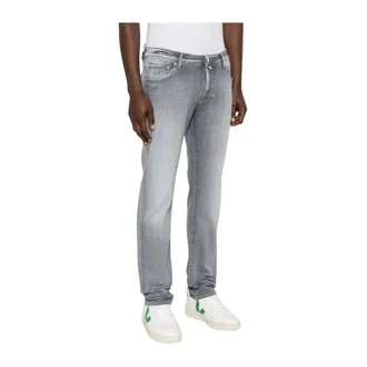 Jacob Cohen Slim-fit Jeans, male, Blue, Size: W32 Nick Slim 5-Pocket Jeans