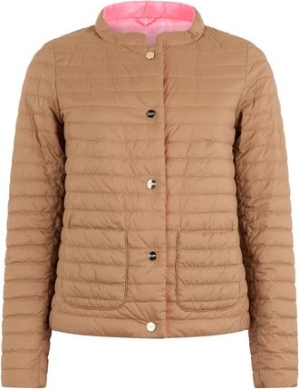 Herno Coats - Dames - Gewatteerde jassen - Bruin - M - Jassen