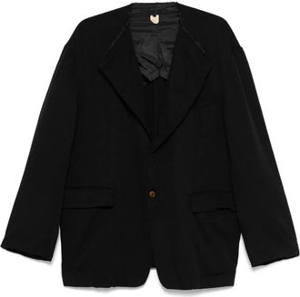 Comme Des Gar&ccedil;ons Blazer met enkele rij knopen - Zwart