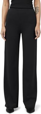 Rag & Bone Irina Pull-On Wide Leg Ponte Pants in Black at Nordstrom Rack, Size Small