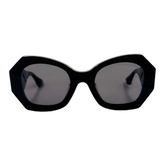 Dita Eyewear Sunglasses, female, Black, Size: ONE SIZE Angular Acetate Sunglasses