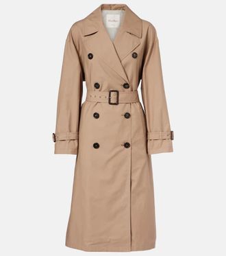 Max Mara Fiorito cotton-blend twill trench coat