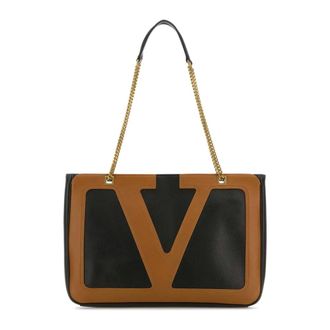 Valentino Garavani Shoulder Bags, female, Black, Size: ONE SIZE Viva Superstar Medium Shopping Bag