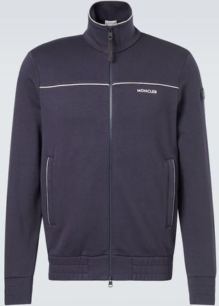 Moncler Felpa in jersey tecnico con zip