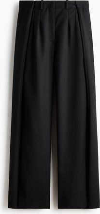 H&M Elegante Hose aus Wollgemisch - Schwarz