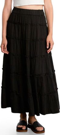 BILLY T Follow Your Arrow Maxi Skirt in Black Lake at Nordstrom, Size X-Small