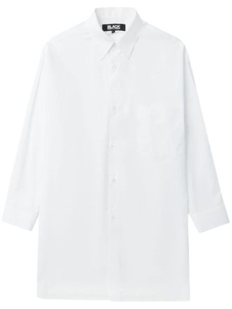 Comme Des Gar&ccedil;ons drop-shoulder cotton shirt - unisex - Cotton - S - White