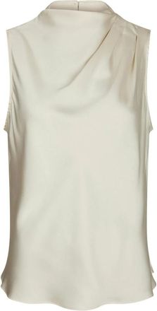 Neo Noir Blouse - Dames - Blouses - Beige - M - Overhemden