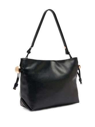 Liu Jo Riccy medium logo lettering shoulder bag - Black