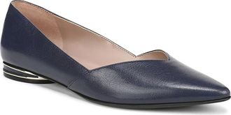 Naturalizer Havana Pointed Toe Flat in Midnight Blue at Nordstrom, Size 7.5