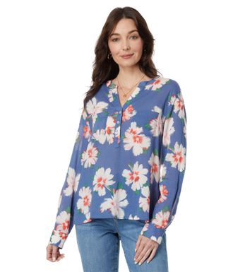 Carve Designs CARVE Womens Dylan Gauze Shirt, Coastal Elation, S