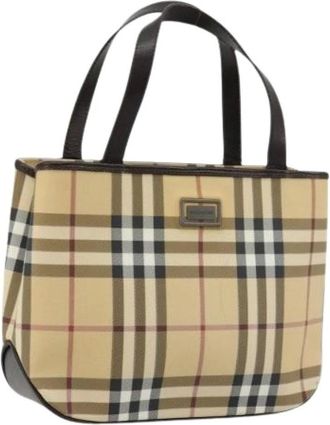 Burberry Pre-owned Handbags, female, Beige, Size: ONE SIZE Pre-owned Vintage Hand Bag