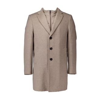 Mabrun Mattia Coat - Heren - Mantel - Beige - 2XL - Jassen