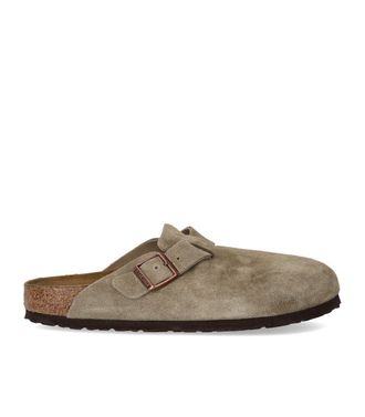 Birkenstock Boston Weiches Fu&szlig;bett Taupe Unisex Clog Clog
