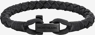 Montblanc Geflochtenes Nylonarmband mit Stahl Montblanc T-Hook - Grösse S