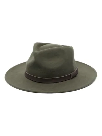 Barbour Crushable Bushman wollen hoed - Groen