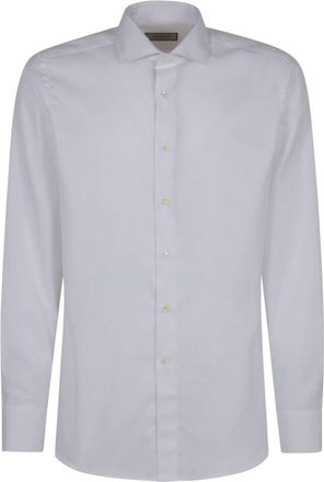 Canali cotton shirt - men - Cotton - 43 - White