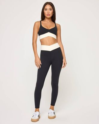 L*Space Unmatched Legging In Black/cream