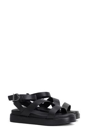 Barbour Ivy Ankle Strap Platform Sandal in Black at Nordstrom Rack, Size 8