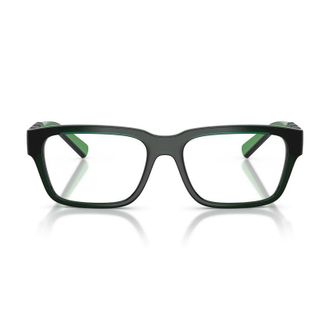 Dolce & Gabbana Rectangle Full Rim Eyeglasses - Green