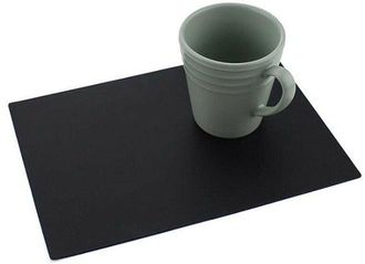 OEM Salvamanteles De Silicona Antideslizante Y Resistente Al Calor Para Escritorio Infantil Y Mesa De Cocina - Negro