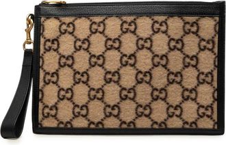 Gucci Pre-owned Gucci GG Wool Clutch Ladies 57EJFDKM4K7IWHUB