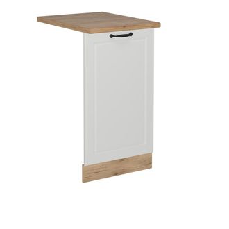 Vicco Panel Frontal Del Lavavajillas R-line, Blanco Casa De Campo, 45 Cm, Et Roble Vicco