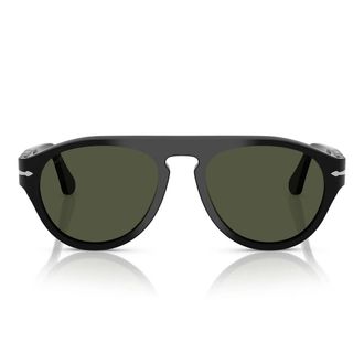 Persol Sunglasses Po3370 S 95/31 Black/Green Unisex