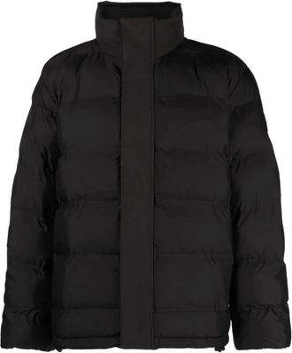 Calvin Klein Zwarte Gewatteerde Pufferjas - Heren - Winterjassen - Zwart - L - Polyester - Jassen