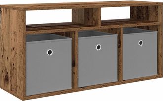 vidaXL Mueble Bajo Con Caj&oacute;n Madera Vieja 87 X 27,5 X 43 Cm Vidaxl
