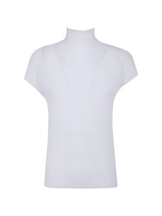 Issey Miyake Wooly Pleats Bk Wt 66 Shirt