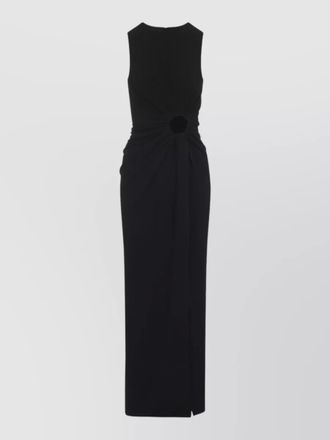 Sportmax cutout gathered maxi dress