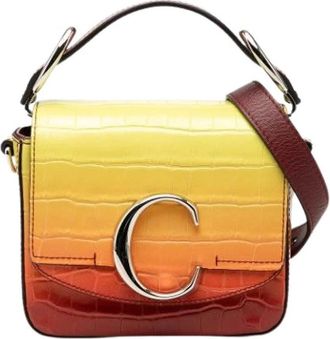 Chlo&eacute; Pre-owned Mini Satchel - Dames - Vintage Mini Tas - Veelkleurig - ONE Size - Leer - Vintage